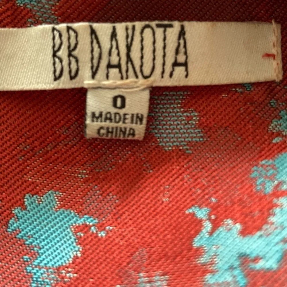 BB Dakota Red & Blue Dress Sz 0_4